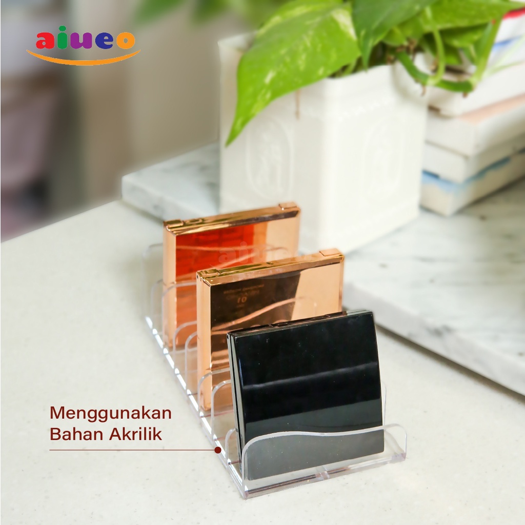 AIUEO | Kotak Penyimpanan Eye Shadow Makeup Foundation Kosmetik Meja Rias Rak Kosmetik Rak Lipstik