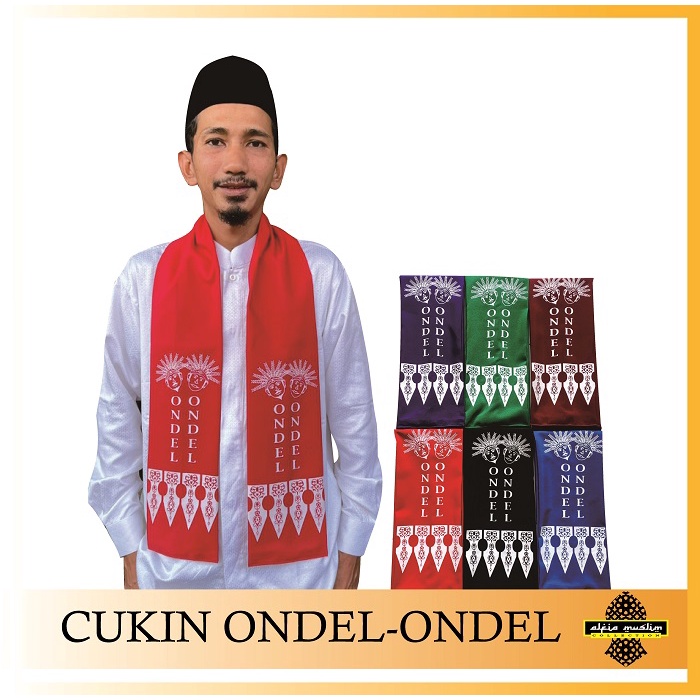 Cukin Ondel Ondel / CUkin Batik / Selendang Ondel Ondel / Cukin / Selendang