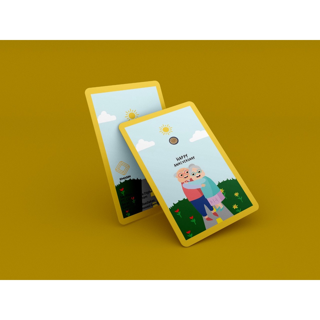 Emasin Logam Mulia Emas 24K Emasin 0,2 - 1Gr Love Series