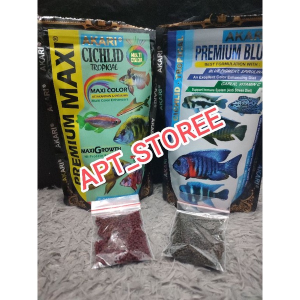 PELET AKARI PREMIUM BLUE DAN MAXI REPACK (ORIGINAL)