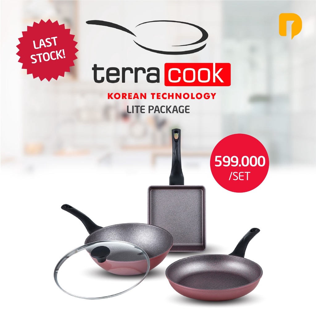 Set alat masak Korea Terra Cook - Lite Package