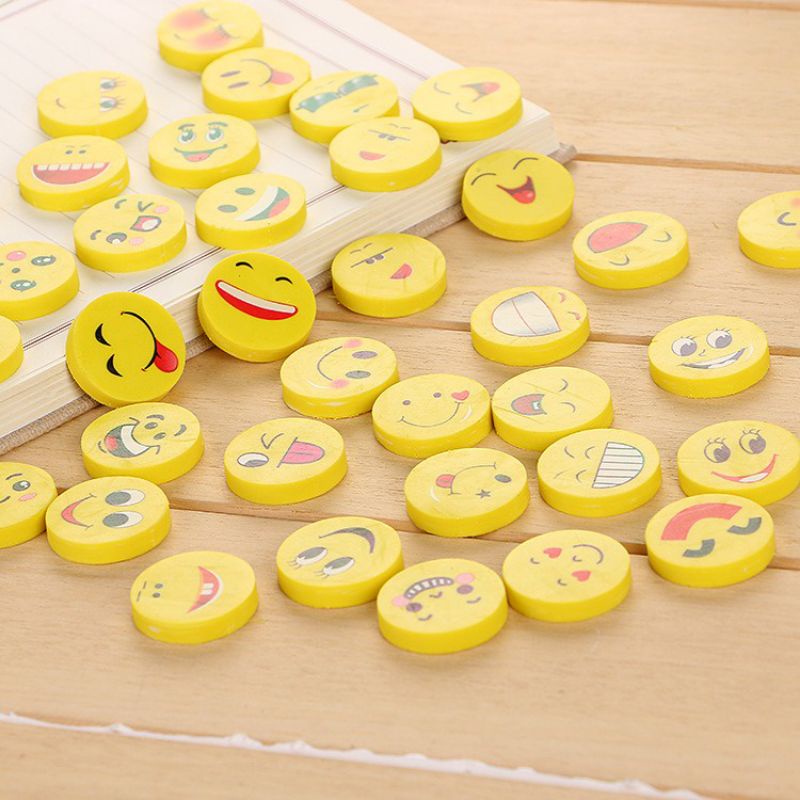 Penghapus Smile Emoji Lucu