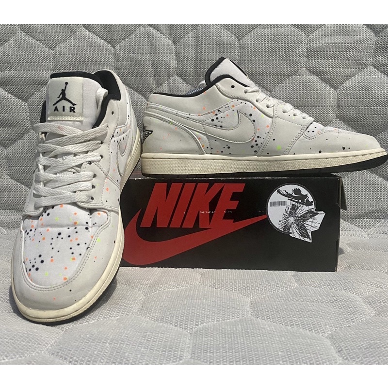 NIKE AIR JORDAN 1 LOW BRUSHSTROKE SAIL