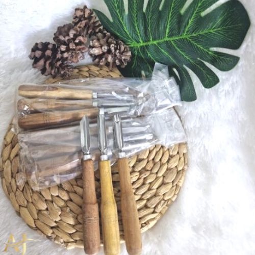 pisau ukir buah model scoop isi 3 dan pisau garnish||pisau ukir buah||pisau garnish||pisau carving||