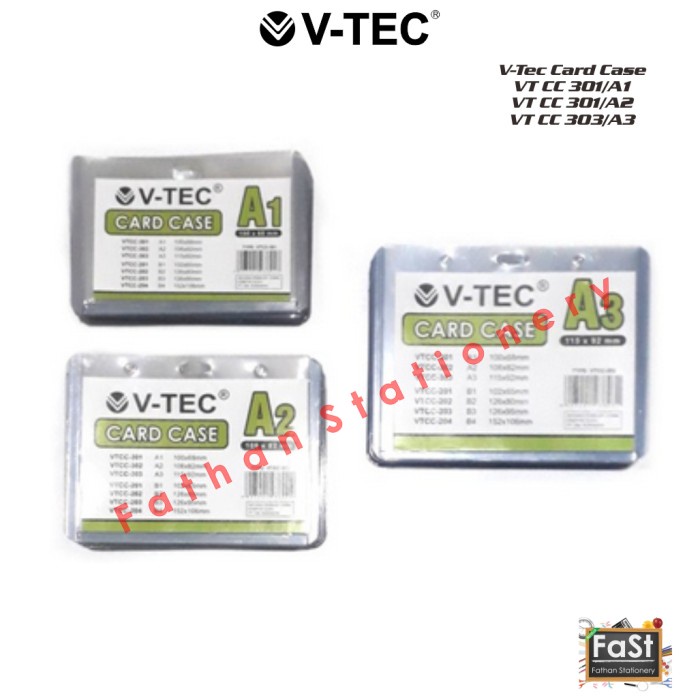 

Id Tag Id Card Case V-Tec Ukuran A1,A2,A3