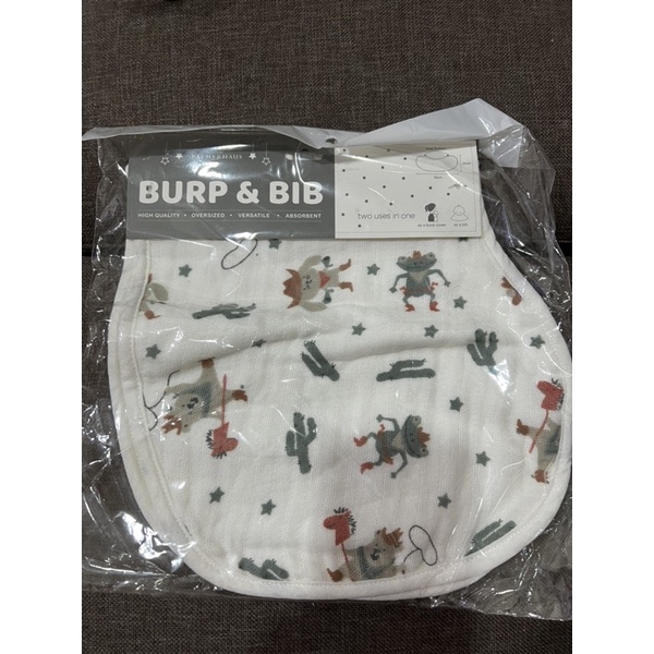 Little Palmerhaus Burp &amp; Bib / celemek anak