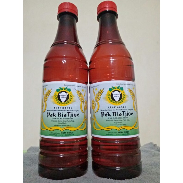 ARAK MASAK PUTIH / ARAK BERAS / PEK BIE TJIOE / PAI BIE CIU CAP GENTONG 600ML