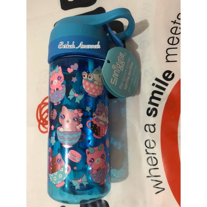 smiggle spritz bottle original 440ml/botol smiggle ori/botol minum