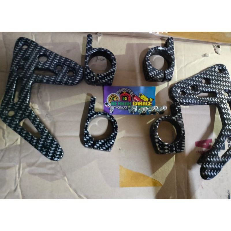 Kupingan Set Breket Cincin Model B-Pro Rx-King Karbon Kualitas Terbaik