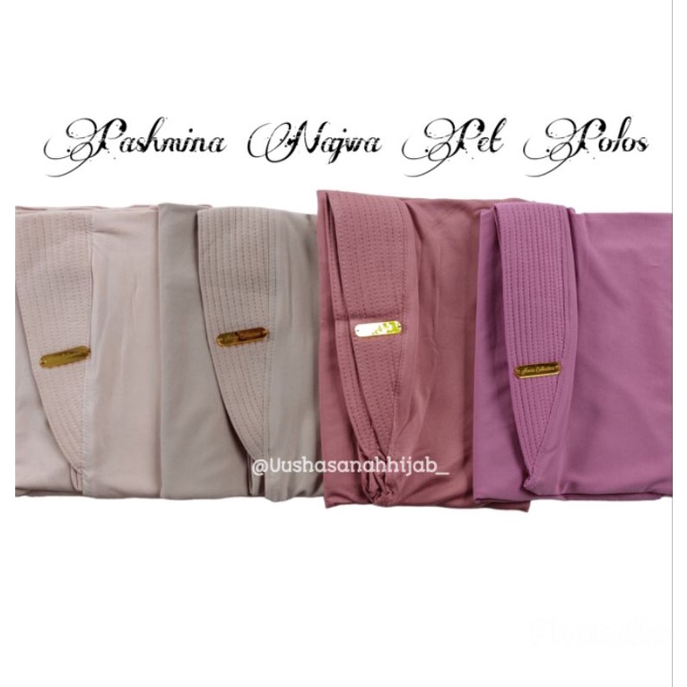 [Ori Nurie] PASHMINA NAJWA PET POLOS••pashmina instan polos••pashmina instan jersey bellerina pet
