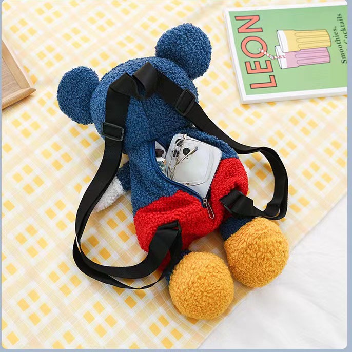 cod☜☞ready Tas Ransel Fashion Motif Kartun Karakter Hewan Mickey Anak &amp; Dewasa lagilaku