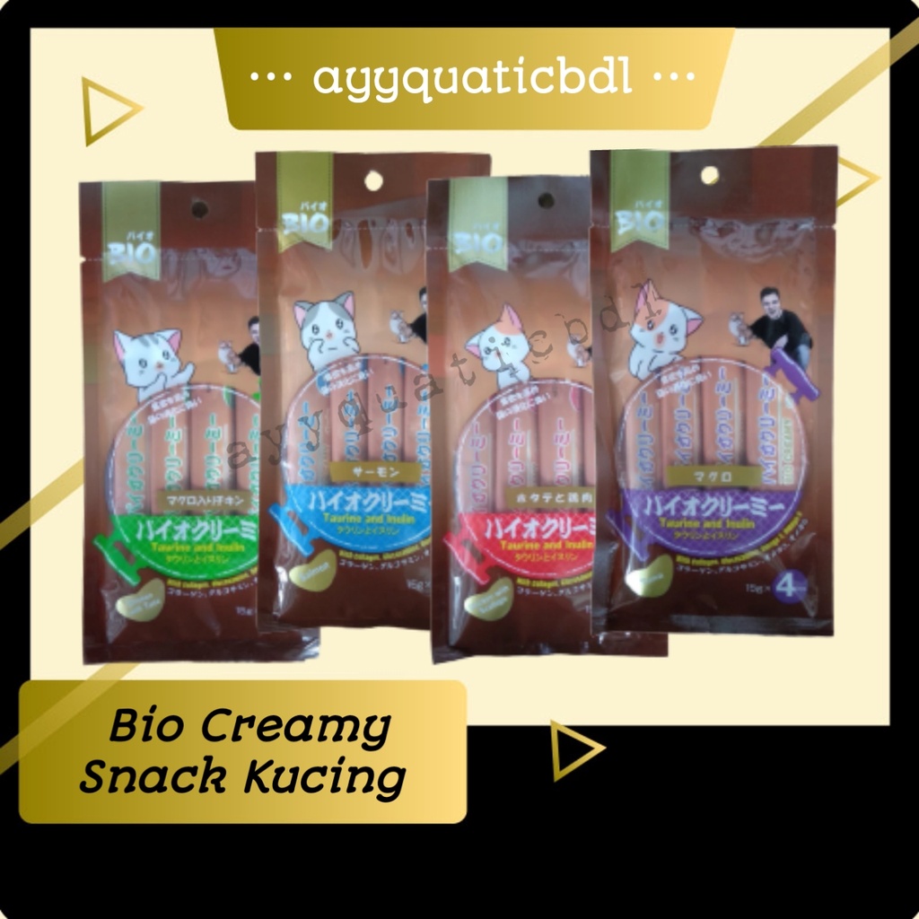 BIO CREAMY TREATS Baim Wong | Snack Penggemuk Kucing