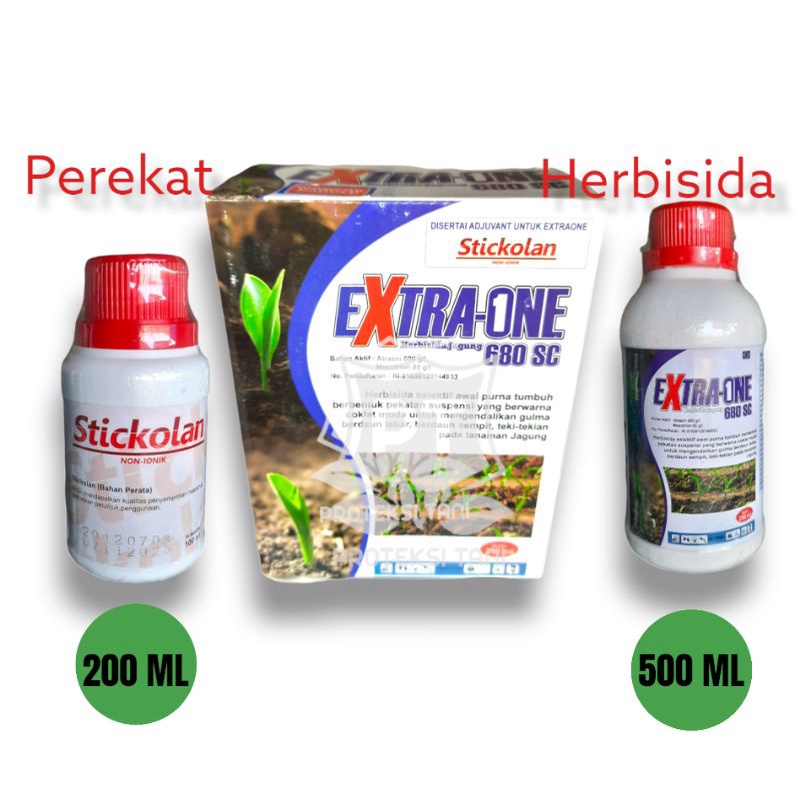 Jual Herbisida Extra One Dosis Tinggi Atrazin 600 G/l + Mesotrion 80 G ...