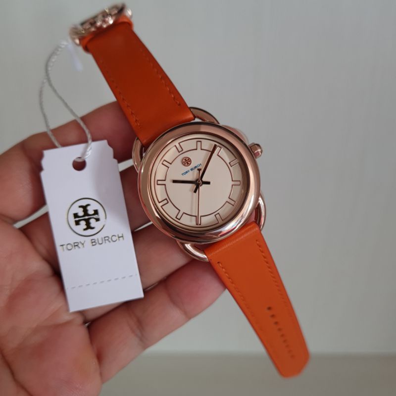 Jam tangan Fashion wanita TB TORY BURCH TBW 7213 TBW7213 Leather Quartz