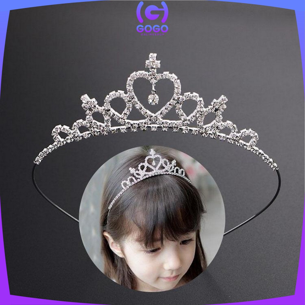 GOGO-K81 Mahkota Anak Perempuan Bando Mahkota Wanita Korea Fashion Bando Princess / Bandana Mahkota / Mahkota Ulang Tahun