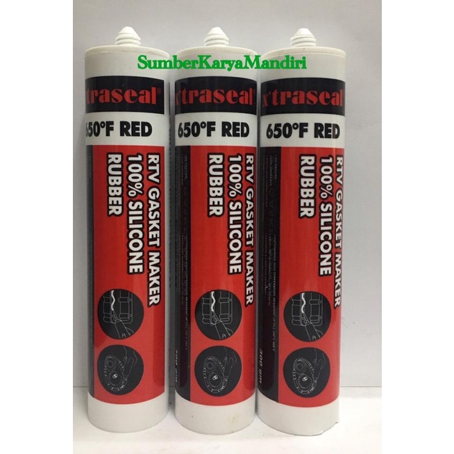 

Xtraseal Red RTV Silicone 650• F