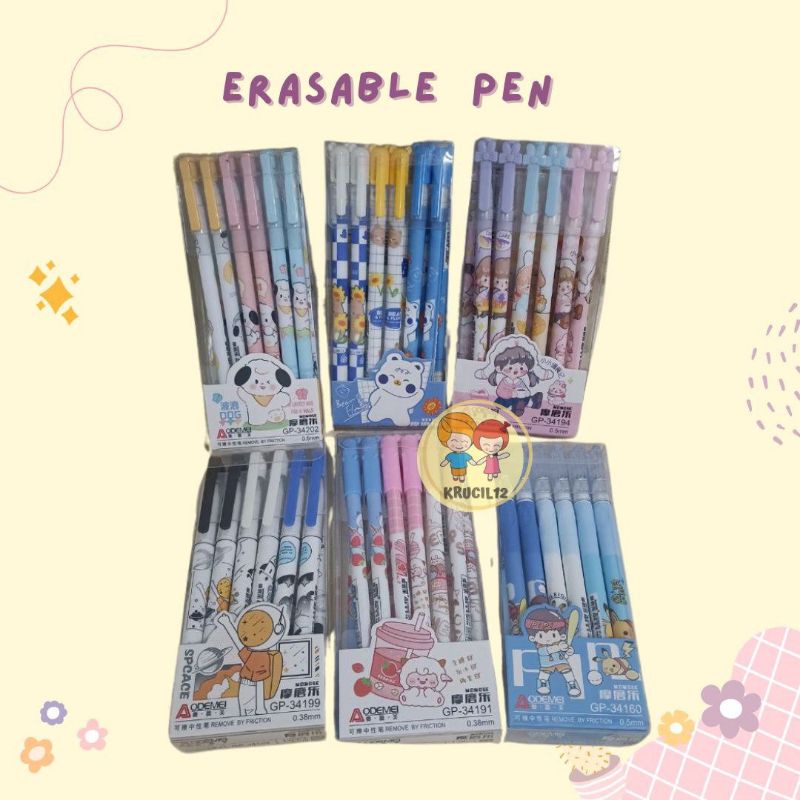 

[KRUCIL12] Erasable Pen Aodemei - Pulpen Bolpoin Bolpen bisa dihapus