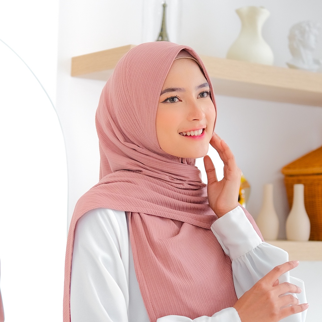 Alya Instan. Hijab instan. Segitiga instan Catton knit. Khimar instan instan aleena