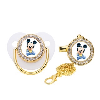 Mainan Dot Empeng Bayi 0-6 Bulan Desain Mickey Minnie Huruf