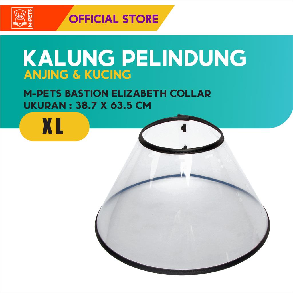 M-Pets Bastion Elizabeth Collar Size XL / Kalung Pelindung