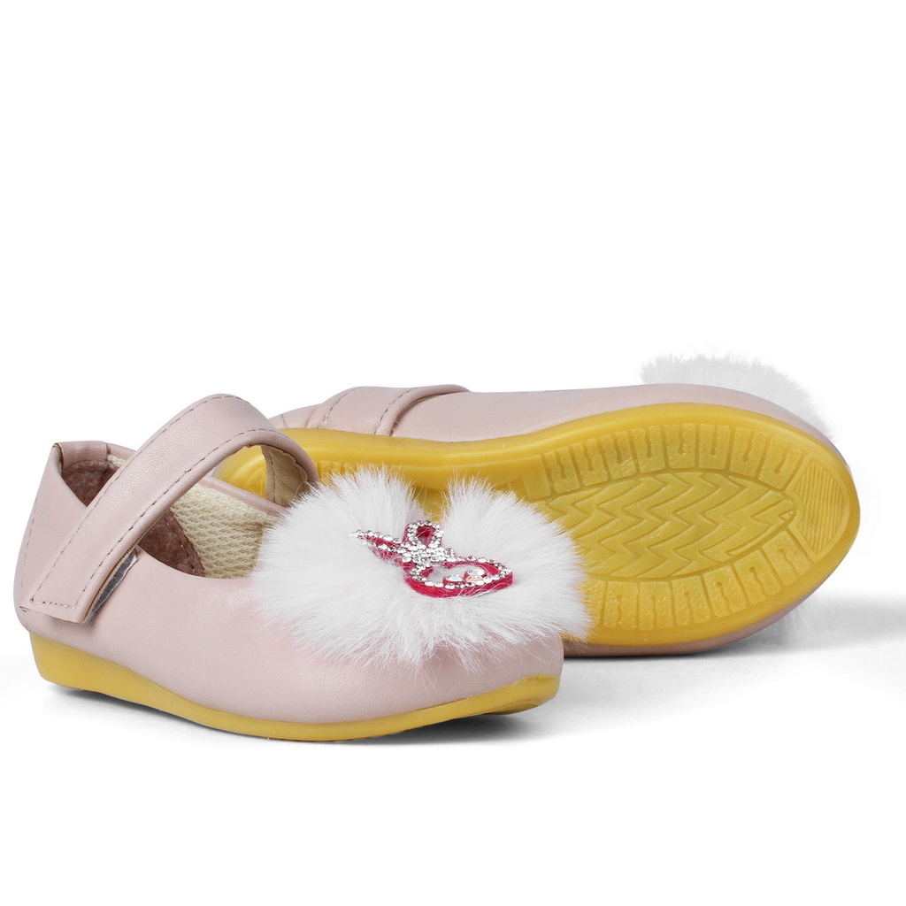 Sepatu Anak Perempuan Balet Usia 1 2 Tahun Gambar Rabbit RDN Ivory