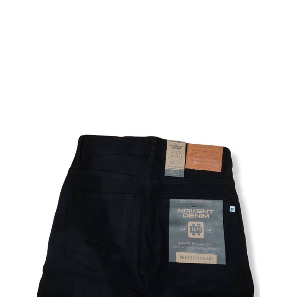 NAKENT Celana Jeans Black Slimfit Premium