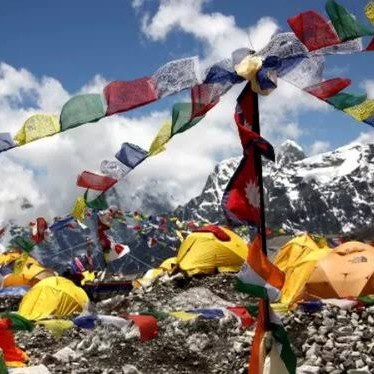 Deco Bendera Nepal Aksesoris Kemah Praying Flag Nepalese Tibetan