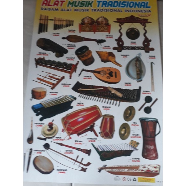 Jual Poster Alat Musik Tradisional Shopee Indonesia 6506