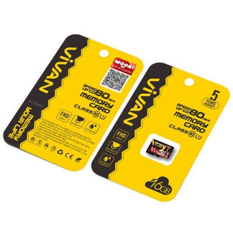 MEMORI MMC VIVAN MICRO SD CLASS 10 TF CARD (16GB/32GB)