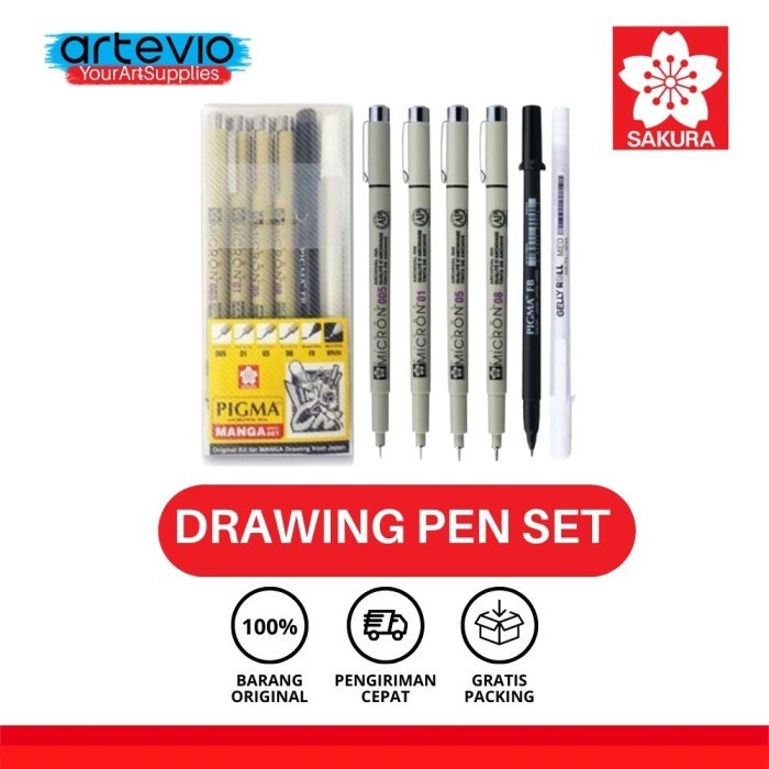 

Sakura Pigma Manga Basic Set