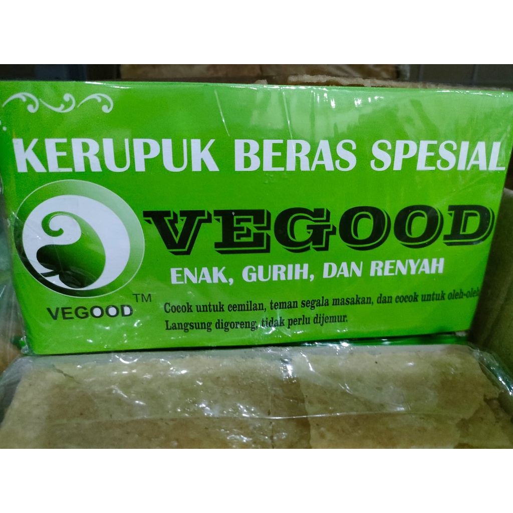 

Kerupuk beras vegetarian spesial VEGOOD 400g[PJ]