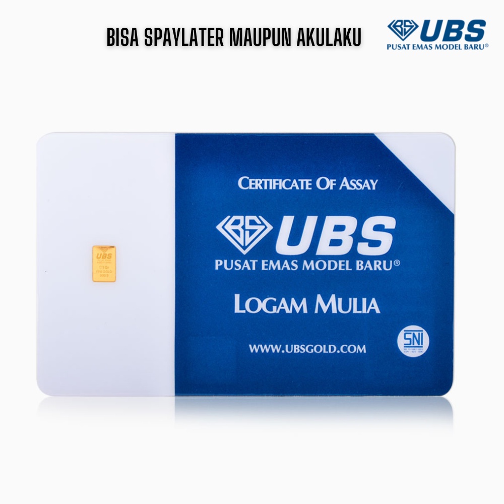 LM 0.1 gram ubs baru bisa pay later