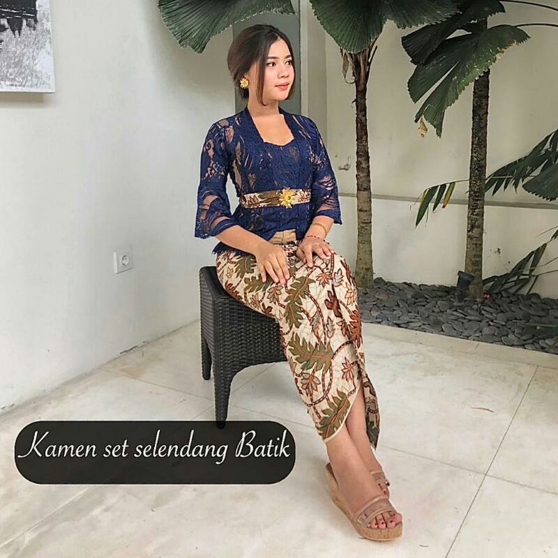 Jual Kamen Batik Lembaran Halus Set Selendang Shopee Indonesia