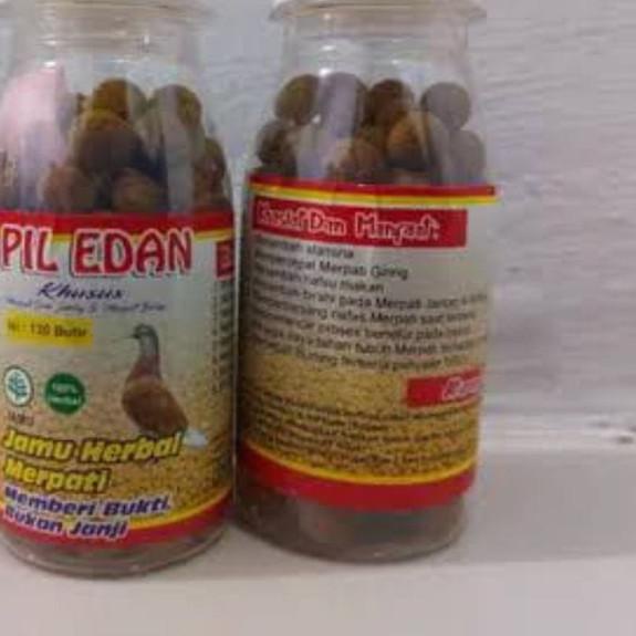 pil edan isi120 butir original merpati - Putih