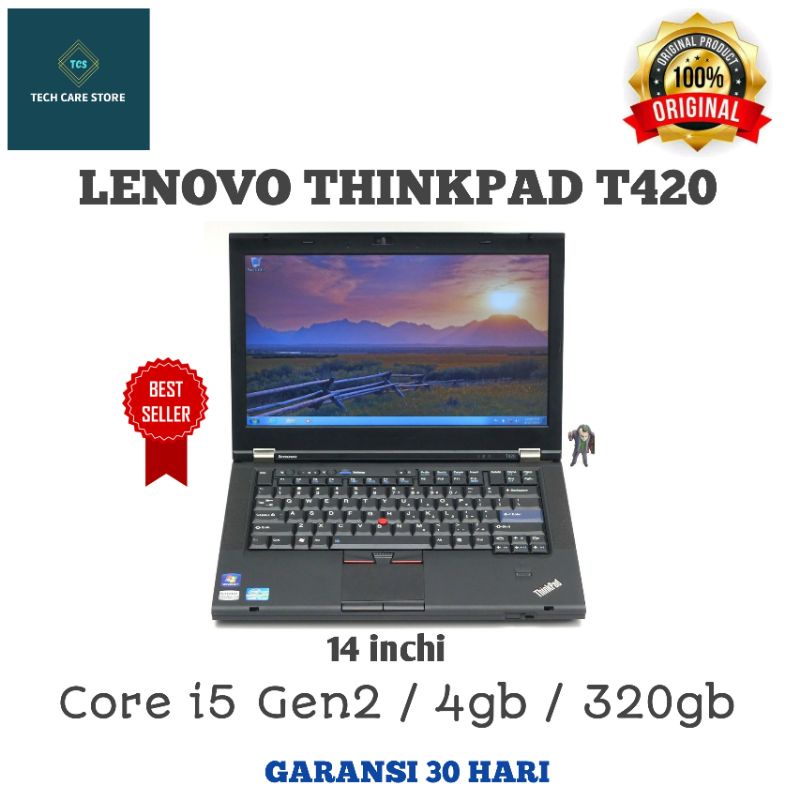 Laptop Lenovo Thinkpad T420 Core i5 RAM 4gb Mulus Garansi