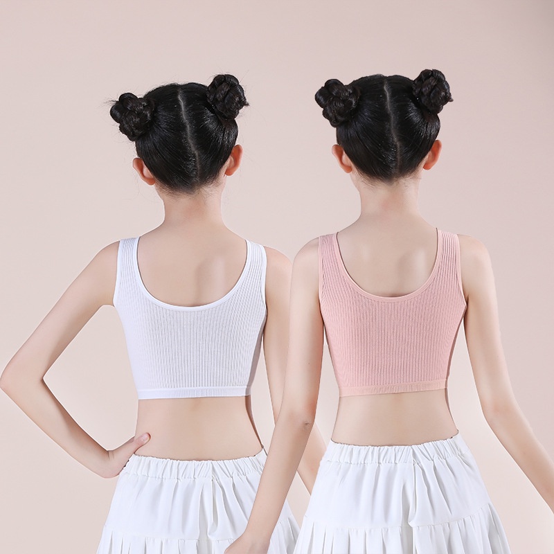 3SP | UWR74 Miniset Remaja Pakaian Dalam Tanktop Crop Anak Perempuan Fashion Korea