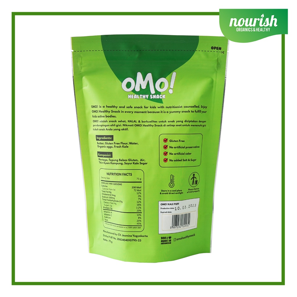 OMO ! OMO PUFF - Omo Healthy Snack Sehat Bayi Anak 75g