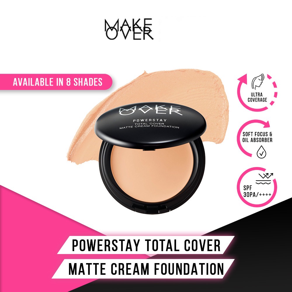 MAKE OVER Powerstay Total Cover Matte Cream Foundation