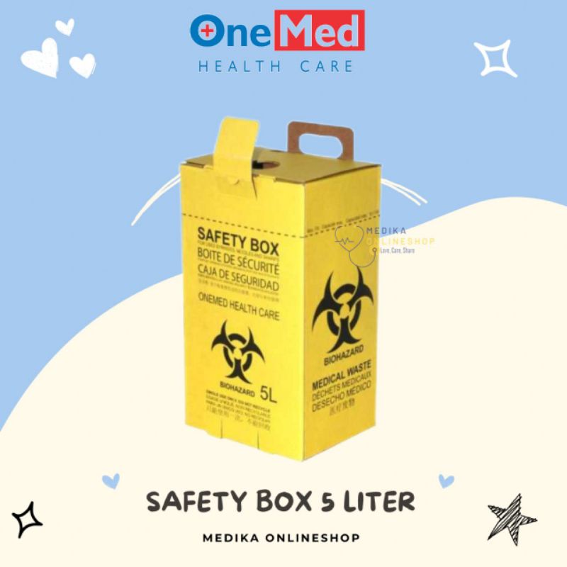 Safety Box / Box Limbah Medis (Tempat Sampah Medis) 5 Liter