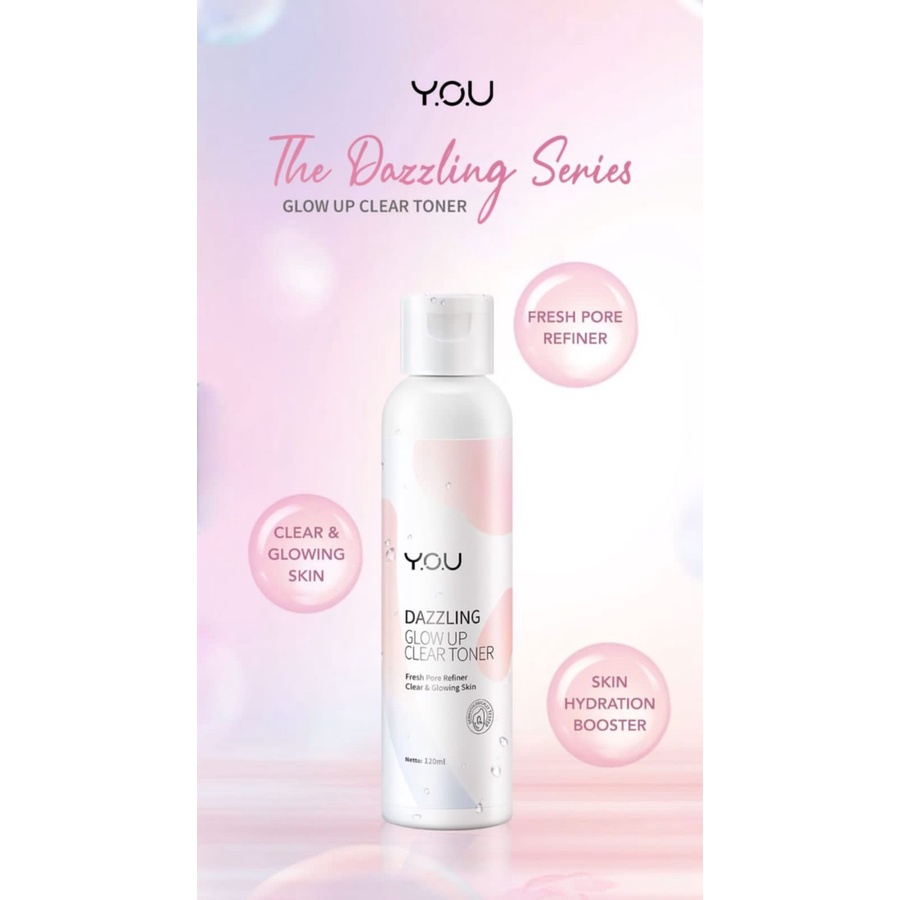 PAKET SKINCARE YOU THE DAZZLING GLOW UP SERIES Y.O.U