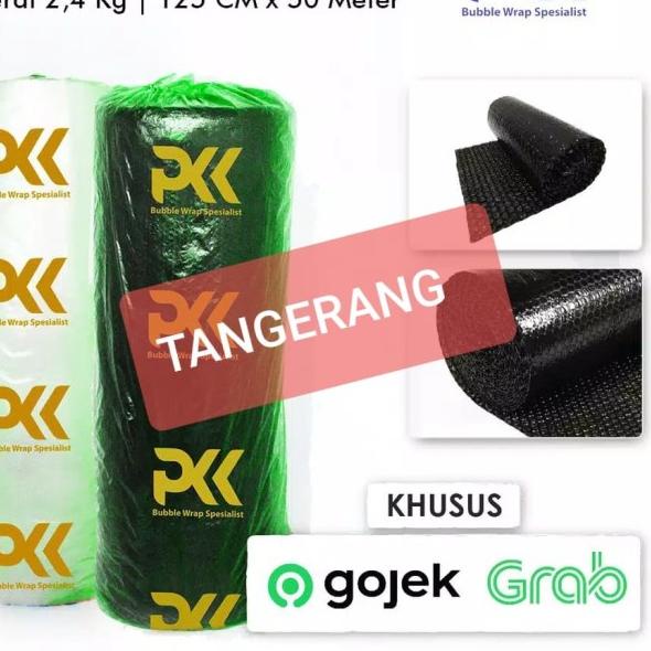 

Bubble wrap rol - HITAM 90CMX50M