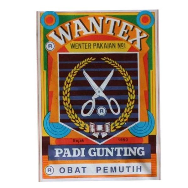 Wantex Cap Padi Gunting Pewarna Kain Baju Celana