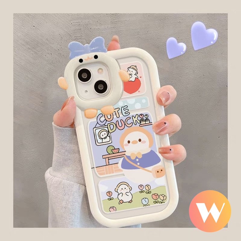 Soft Case Tpu Motif Kartun Bebek 3D Untuk Samsung A04 A04E A12 A04s A13 A52 A21s A32 A03s A73 A11 A53 A71 A30s A03 A51 A52s A50s A22 A3S A23 A33S A23