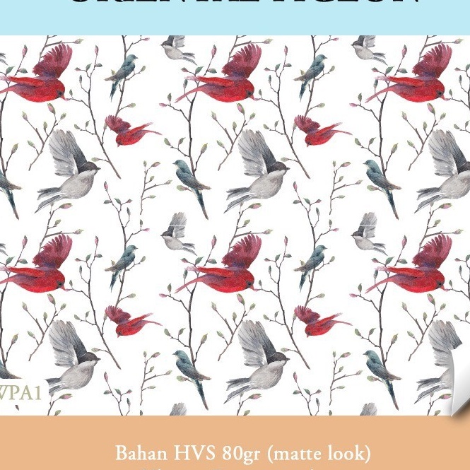 

MIN ORDER 5 LBR - KERTAS KADO ORIENTAL PIGEON -