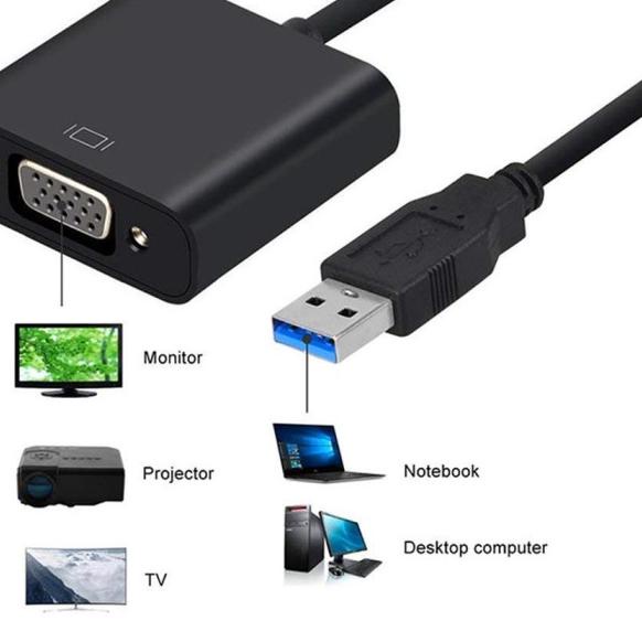 CONVERTER USB 3.0 TO VGA (USB TO VGA)