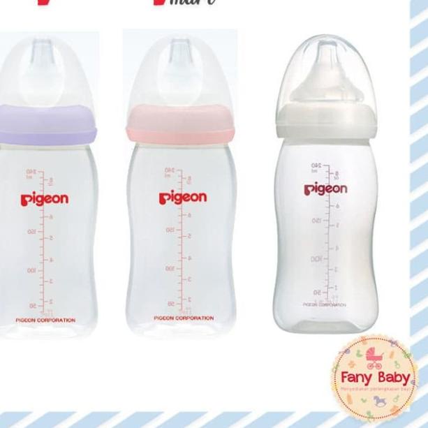 PIGEON BOTOL SUSU PP WIDE NECK ISI 3 240ML - BOY
