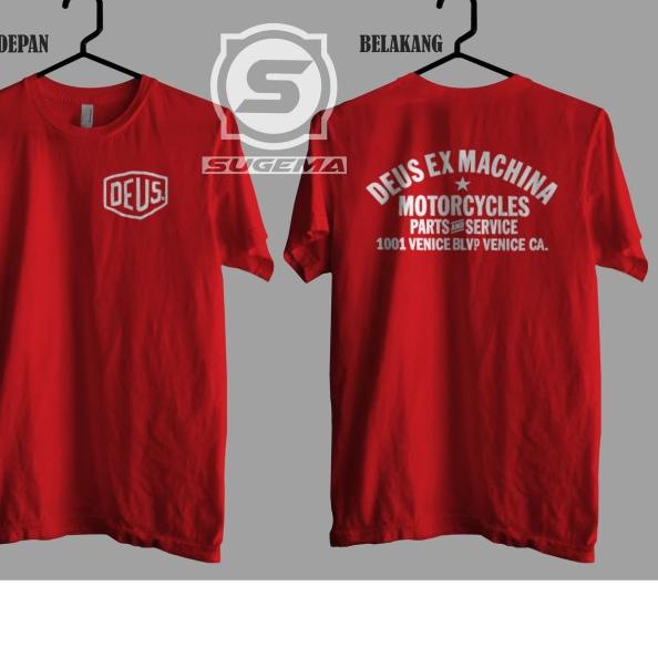 Kaos - Baju - Tshirt Deus Ex Machina 02 - Hitam, S