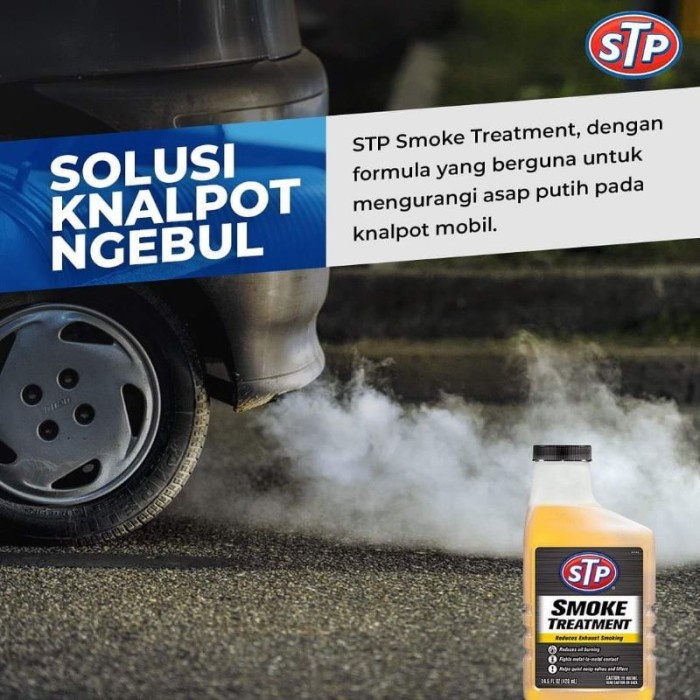 STP SMOKE TREATMENT 428ml - Pencegah Asap Mesin dan Knalpot