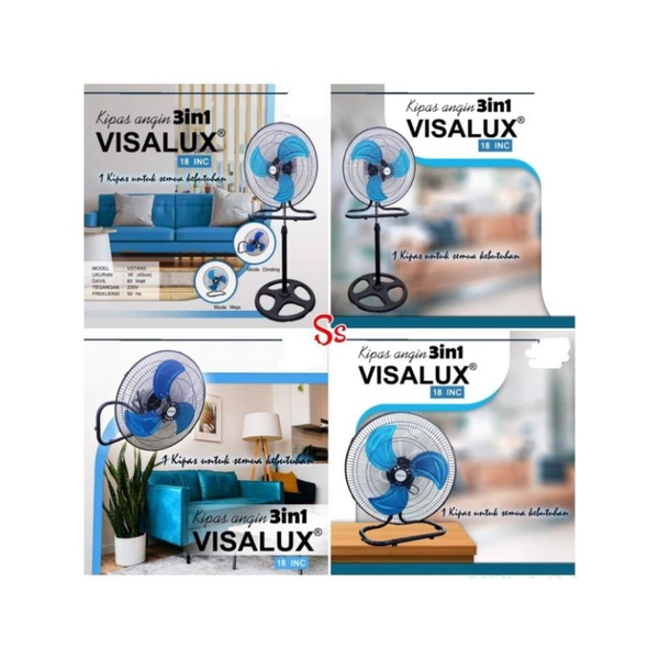 KIPAS ANGIN JUMBO VISALUX KIPAS ANGIN TORNADO/KIPAS ANGIN 3IN1