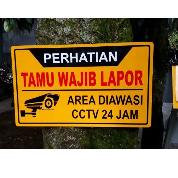 RAMBU tamu wajib lapor